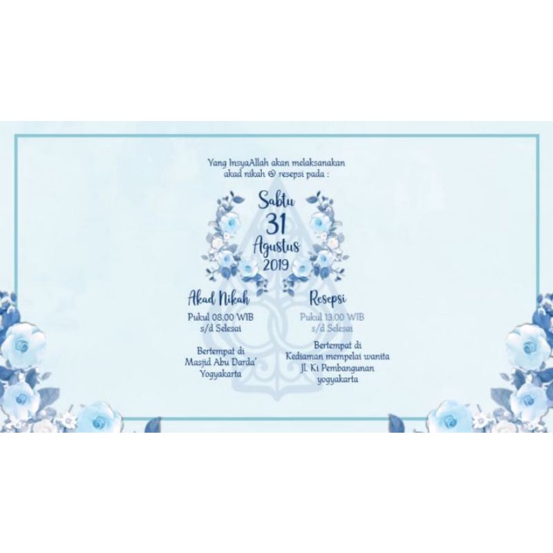 VIDEO UNDANGAN PERNIKAHAN  DIGITAL ADAT JAWA