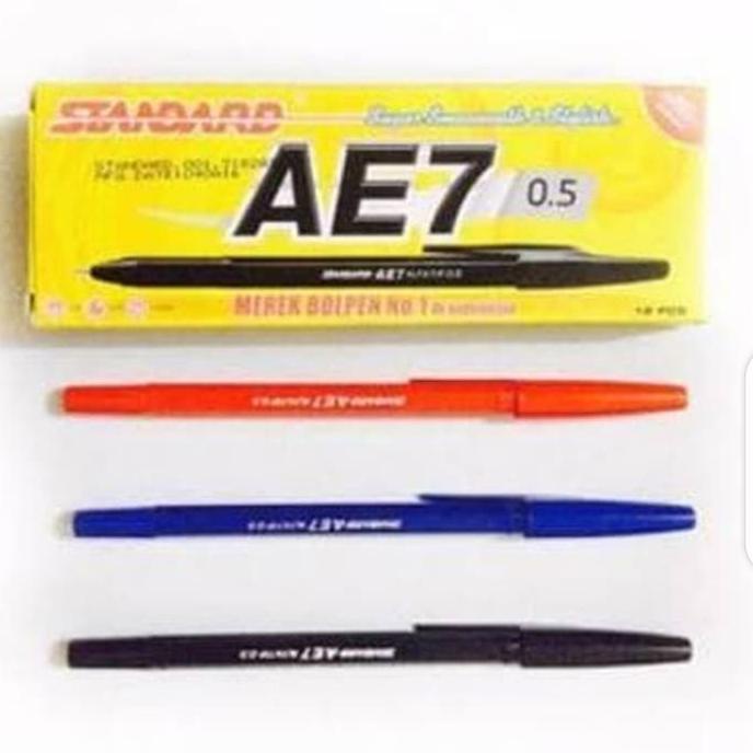 

Promo Pulpen Standard AE7 Hitam/gross-hitam