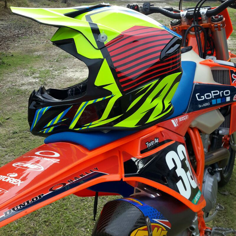 Helm Motocross Trail Supermoto Rep Airoh Twist