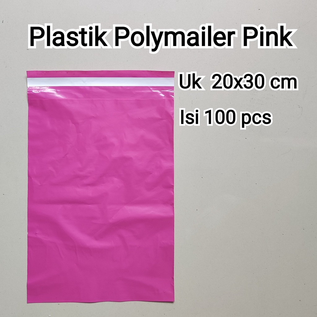 Plastik Polymailer Uk 20x30 (100pcs) , plastik lem Silver, plastik packing, plastik bungkus paket