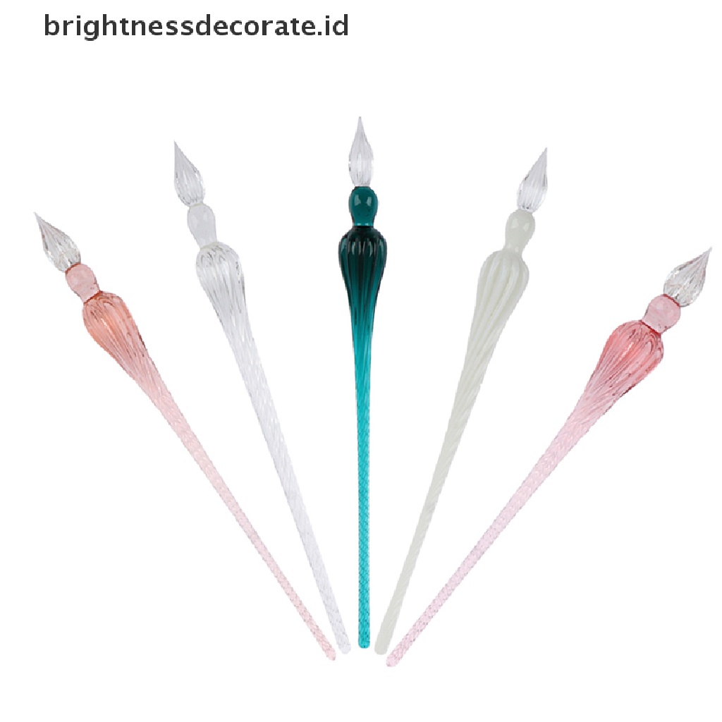 [birth] Glass Drip Fountain Pen Dipping Pen Filling Ink Calligraphy Painting Supplies [ID]