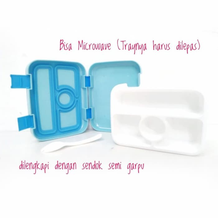 kotak bekal makanan anti tumpah