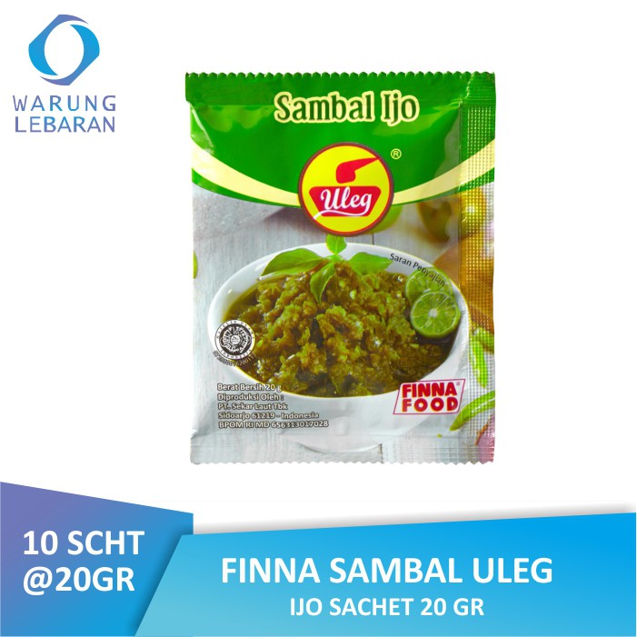 

Finna Sambal Uleg Ijo Sachet (10 x 20gr)