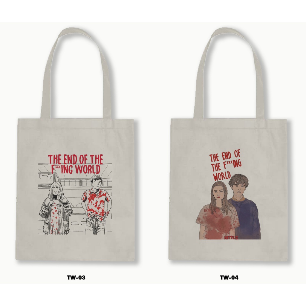 TOTE BAG BLACU - THE END OF THE F***ING WORLD