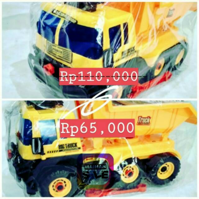 Mainan truk pasir jumbo