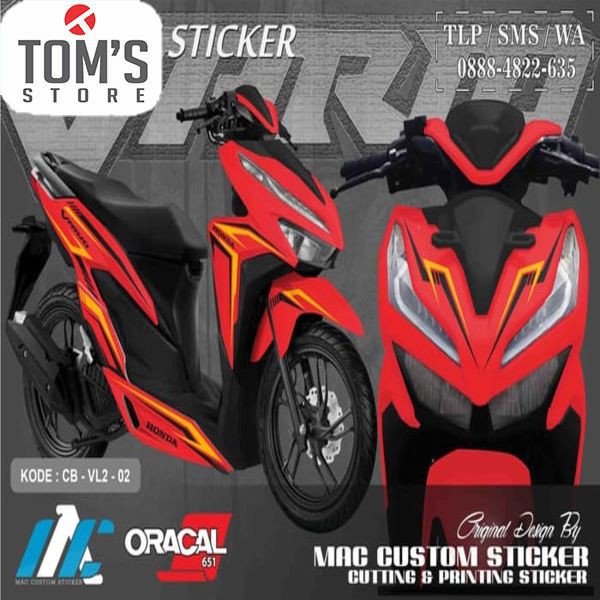 Contoh Gambar Cutting Sticker Motor