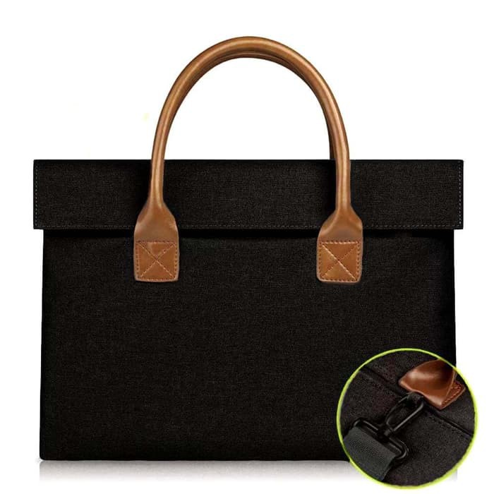 Tas Laptop Macbook Softcase With Extra Longstrap 13inch black