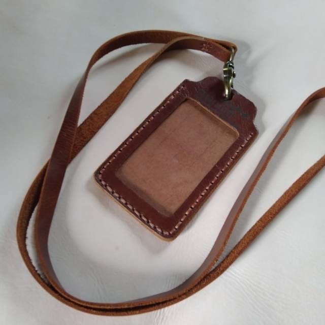 

Leather ID Card Holder / Gantungan Kartu Identitas