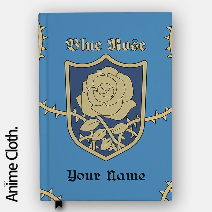 

Buku Blue Rose Magic Knight Black Clover Anime Custom Diary Jurnal