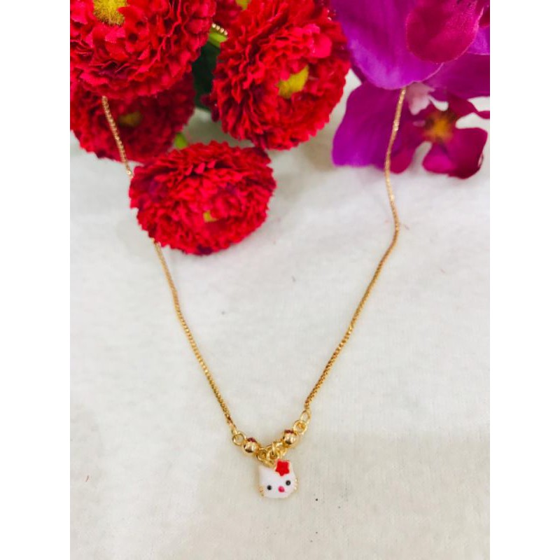 Kalung Anak Motif Kepala Hello Kitty