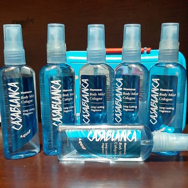 CASABLANCA Body Mist Spray Cologne Aqua  Botol  100 ml  