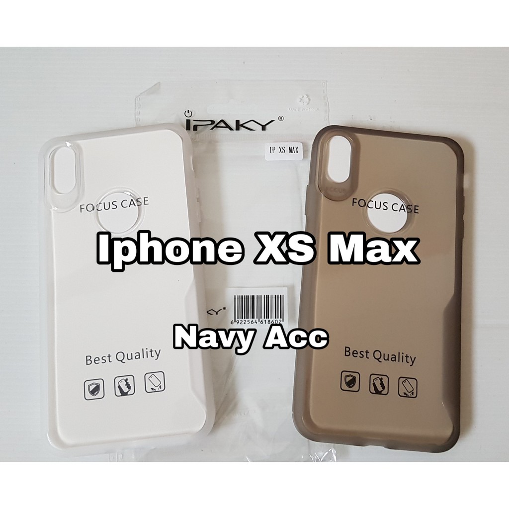 Softcase Ipaky Iphone XS Max - Ipaky Soft Silicon Clear Iphone XS Max