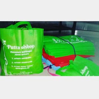 1 HARI BERES Tas Spunbond 75 gsm model  Lipat samping Uk 30x40x8 plus sablon 1 sisi 1 warna tas kain spunbond | Tas Hajatan | Tas Promosi | goodie bag | Tote Bag