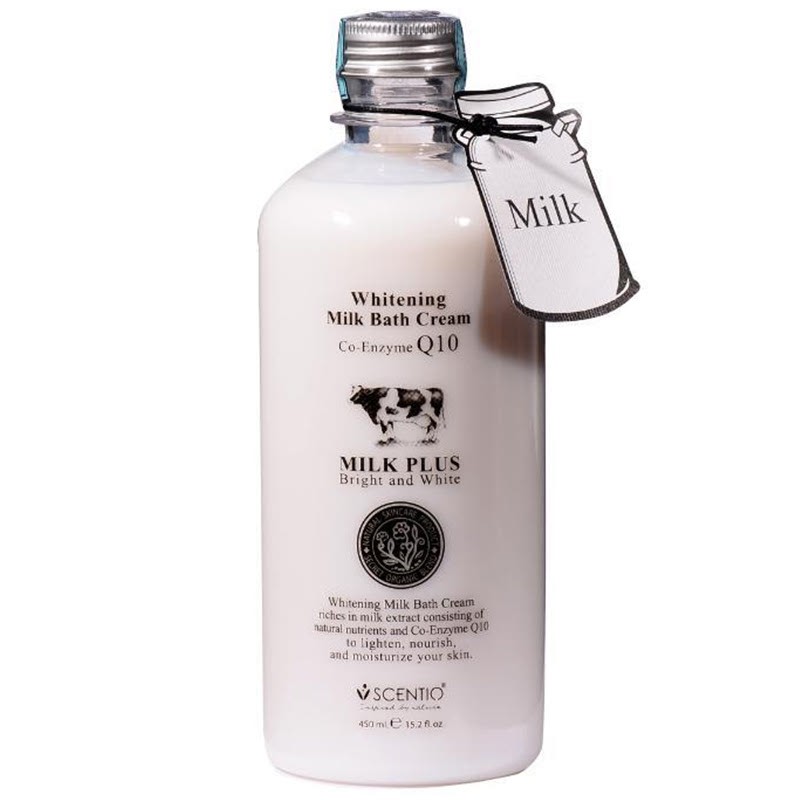 Jual BPOM Scentio Whitening Milk Bath Cream CoEnzyme Q10 Milk Plus