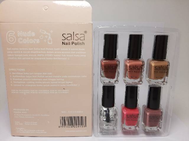 KUTEK SALSA NUDE SERIES ISI 6 PCS BPOM