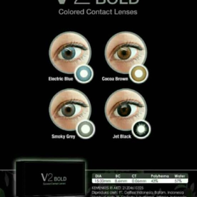 Softlens warna v2 bold / Softlens OMEGA V2 Bold