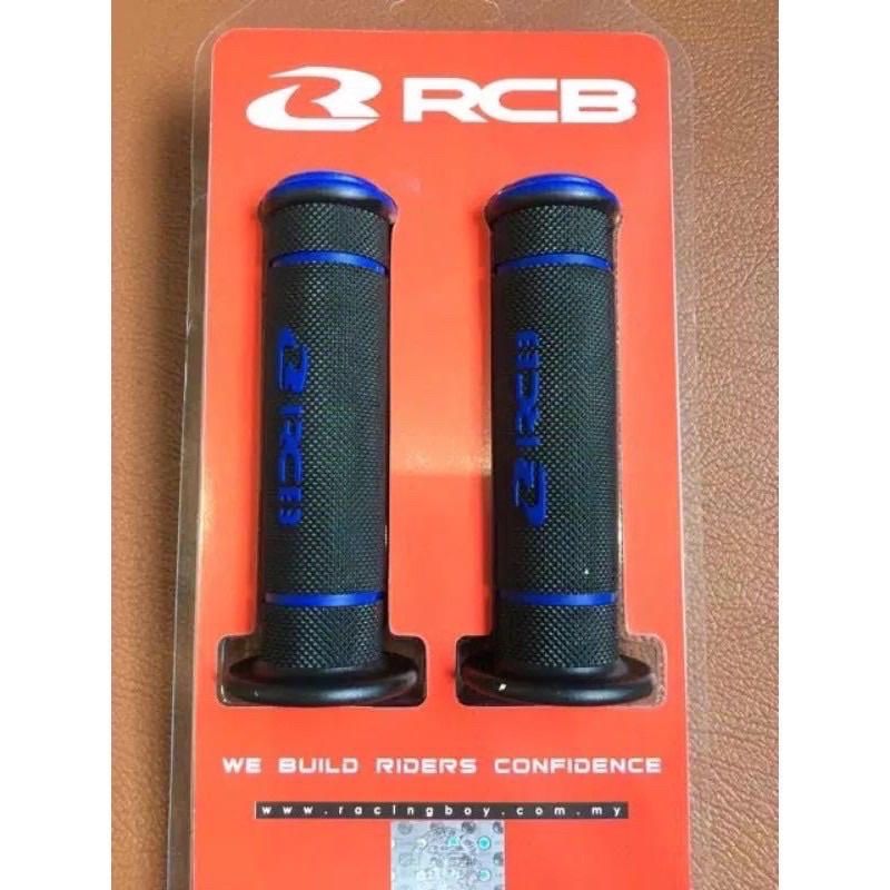 HANDGRIP HANDFAT GRIP RCB / RACING BOY TYPE HG55 ORIGINAL RCB + JALU STANG CHROME BESI UNIVERSAL SEMUA MOTOR