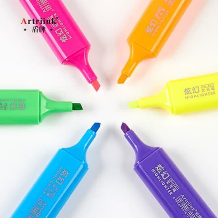 

BIGSALE Artriink Stabilo Highlighter Boss Joyko Neon Terang atk 1-5mm HI-901 - Biru Muda TERBARU