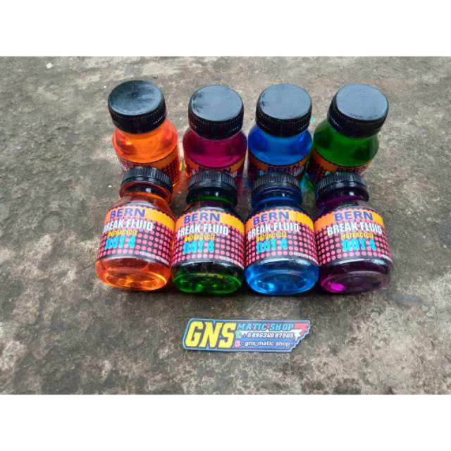 Minyak rem thailand warna dot 4 / minyak rem warna / minyak rem mobil motor