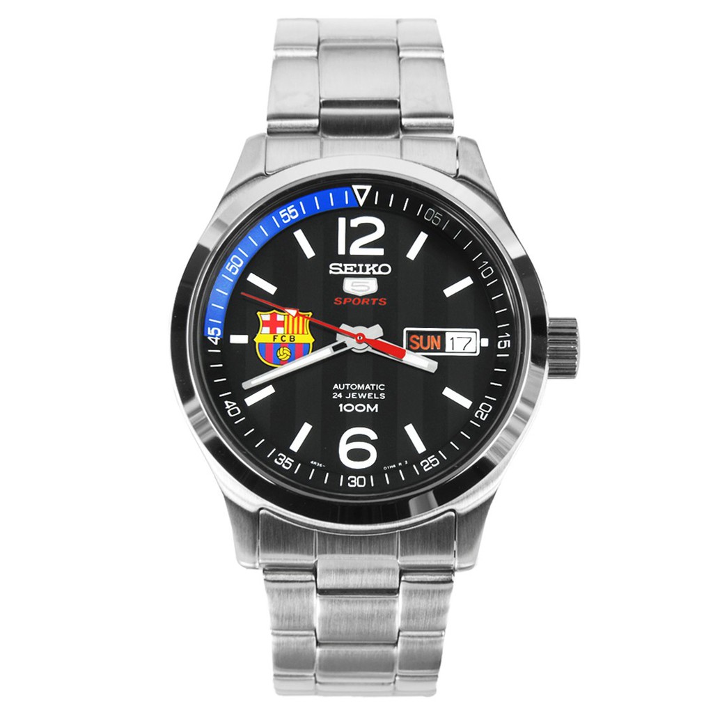 Seiko 5 Sports SRP301K1 Automatic FC Barcelona - Jam Tangan Pria SRP301