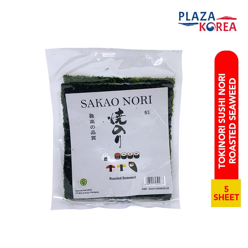 

TOKINORI SAKAO SUSHI NORI ROASTED SEAWEED (5 SHEETS)