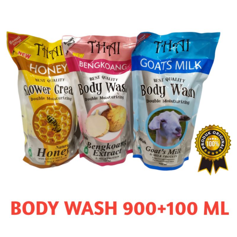 SABUN CAIR THAI GOAT MILK/ BENGKOANG/ HONEY MADU/ SABUN CAIR MANDI THAI/ SABUN CAIR 1 LITER/ SABUN C