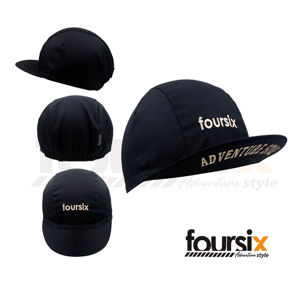 Cycling Cap -Topi Sepeda -Topi Gowes Polos Oginal Foursix