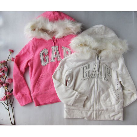 bc4291 GAP kids jaket topi bulu 2warna (1pak 6pcs)