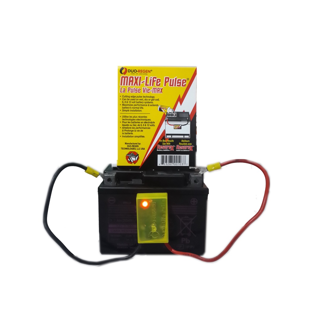 Duo Regen Alat Perawatan Charger Daya Aki Baterai Mobil / Motor / Truk Battery Maxi Life Pulse