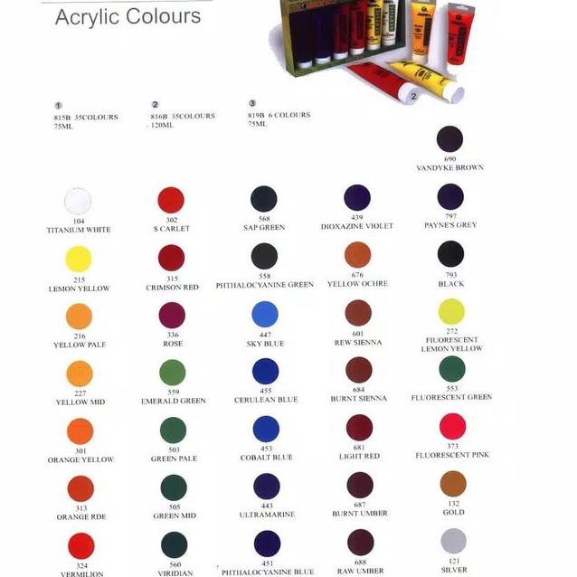 

[ Best Seller ] Cat Acrylic 30ml Maries Variasi 1 / Cat Akrilik Berbagai Warna / Cat Acrylic Satuan