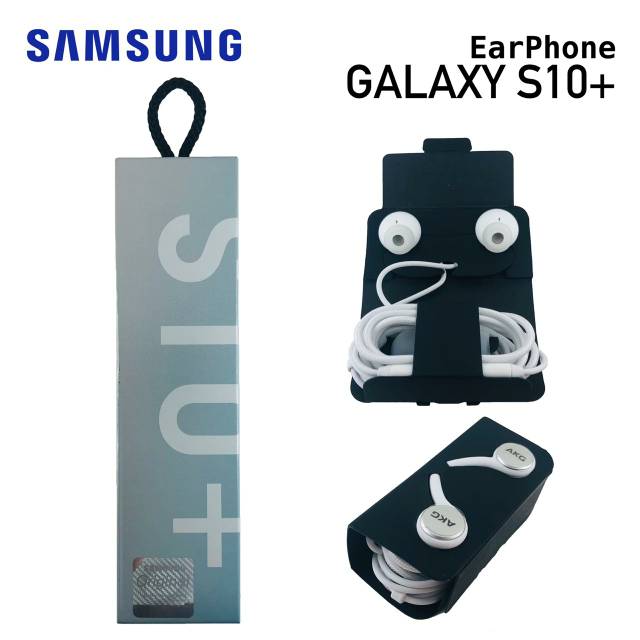 Earphone Handsfree Samsung AKG S10 S10+ S10 Plus Original 100%