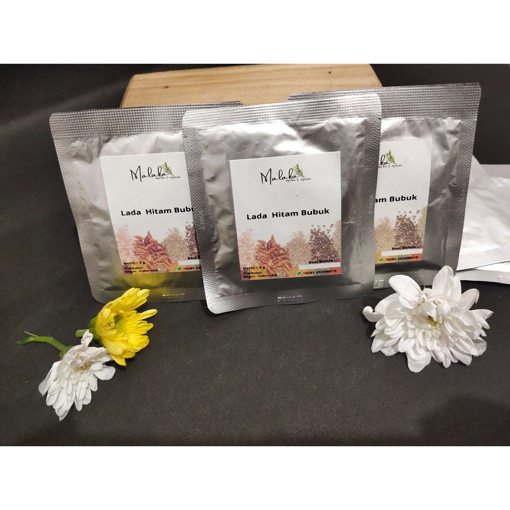 

Lada Hitam Bubuk / Lada Hitam Giling / Black Pepper Powder MALAKAHERB