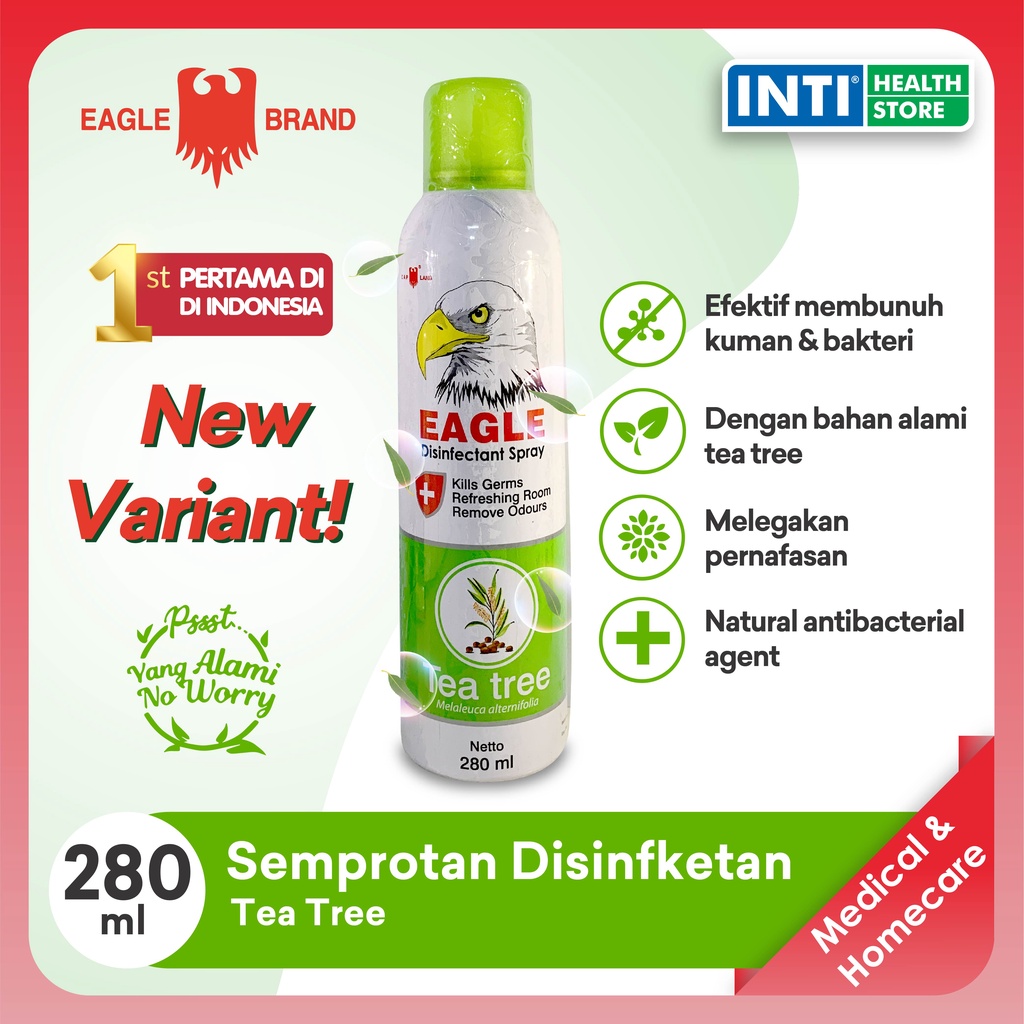 Caplang | Eagle Disinfectant Spray 280ml | Eagle Eucalyptus Tea Tree