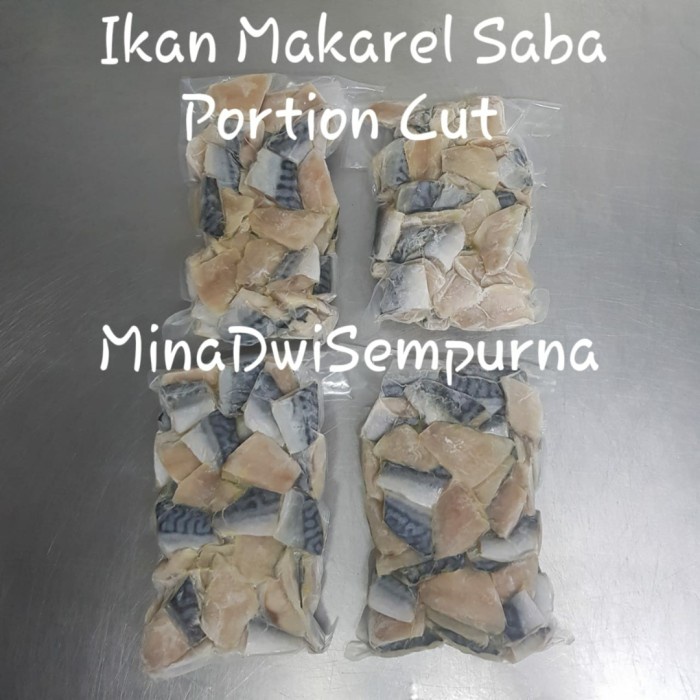 

Ikan Saba Fillet / Makarel Fillet 500 Gram