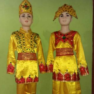 Jual JK56DD Baju Adat Anak Sulawesi Utara Gorontalo TK dan SD cewe atau