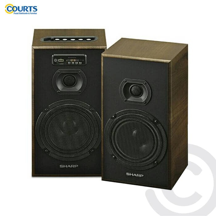 SHARP ACTIVE SPEAKER Brown CBOX-B625UBO