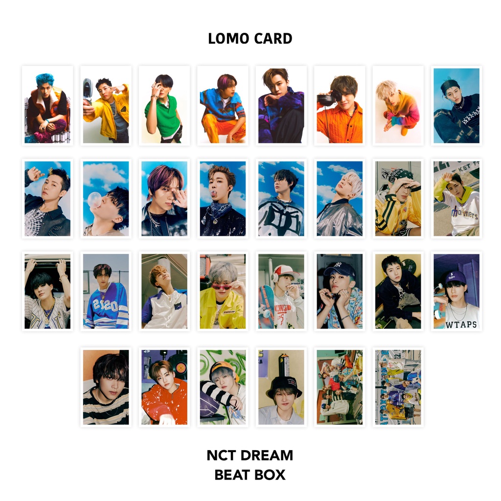 Lomo Card NCt Dream Beat Box