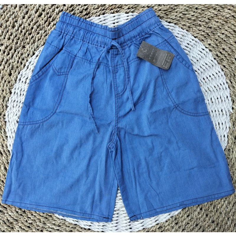 Kulot Pendek Semi Jeans 3/4 Celana Pendek Hotpants