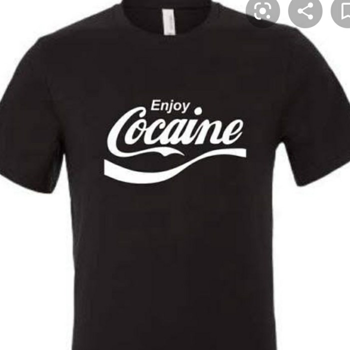 KAOS BAJU PLESETAN COCA COLA ENJOY COCAINE