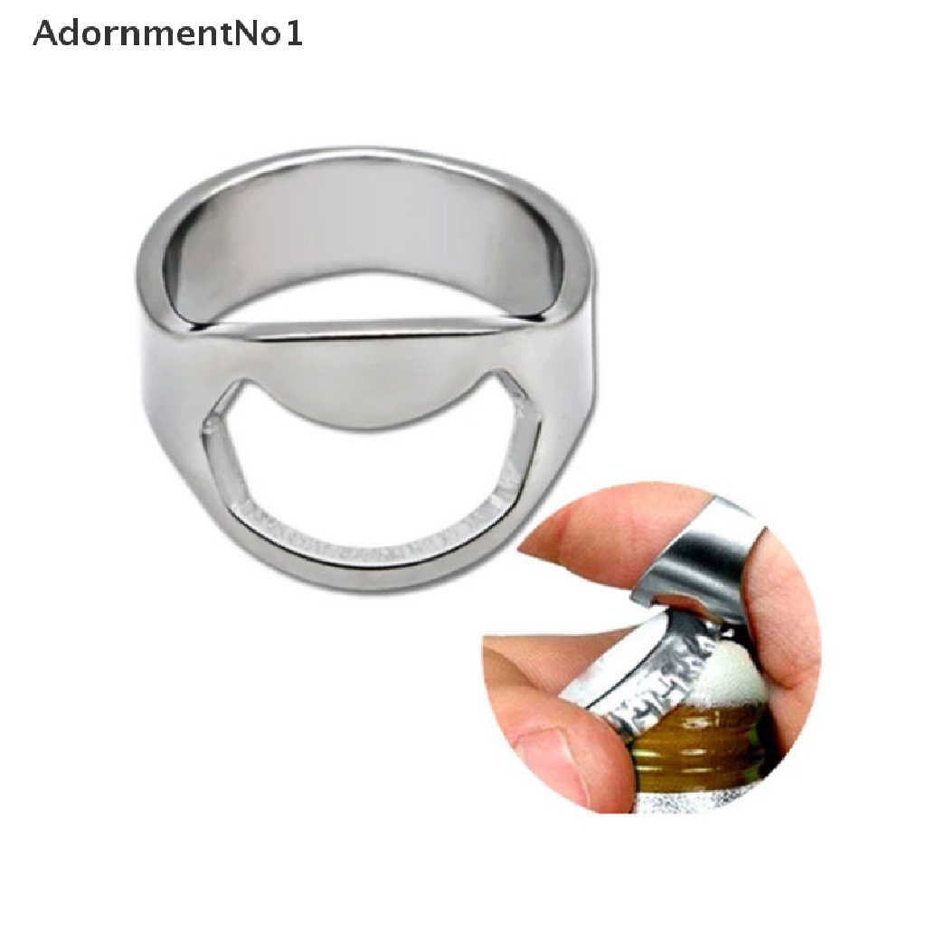 (AdornmentNo1) Cincin Pembuka Botol Bir Bahan Stainless Steel Ukuran 22mm