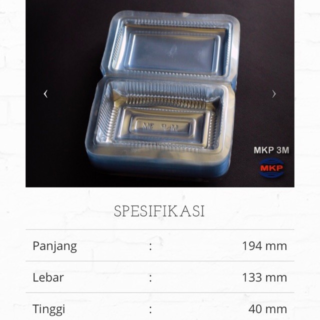 Mika Kue MKP MKP isi 100lembar - Gosend Only!!!