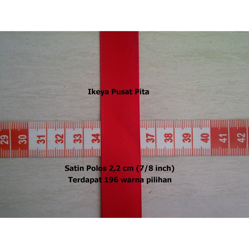 

[10 YARD] PITA SATIN POLOS DOUBLE SIDE 2,2 CM (7/8″ INCH)