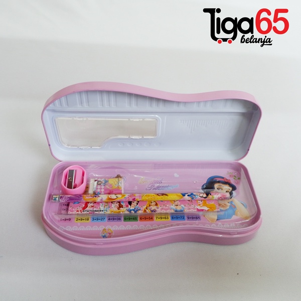 365 PENCIL CASE #40791 Tempat Pensil / Pouch Penyimpanan Besar / Pencil Case Magnet