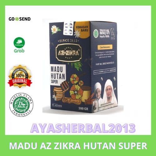 TERLARIS KEMASAN BARU Asli 100% Madu Az Zikra All Variant Herbal Super/Herbal Hitam Pahit