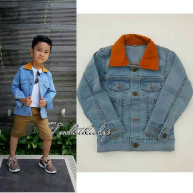 Jaket jeans anak