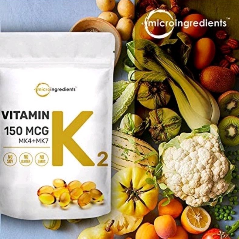 Microingredients Vitamin K2 Complex MK-4 + Mk-7 (150)