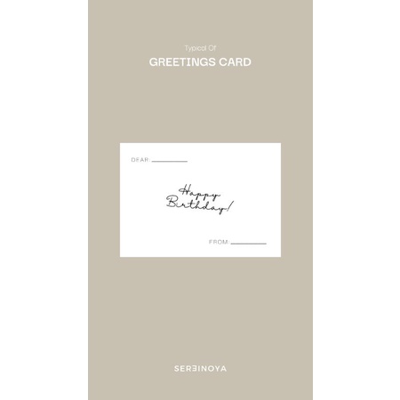 

add on greeting card