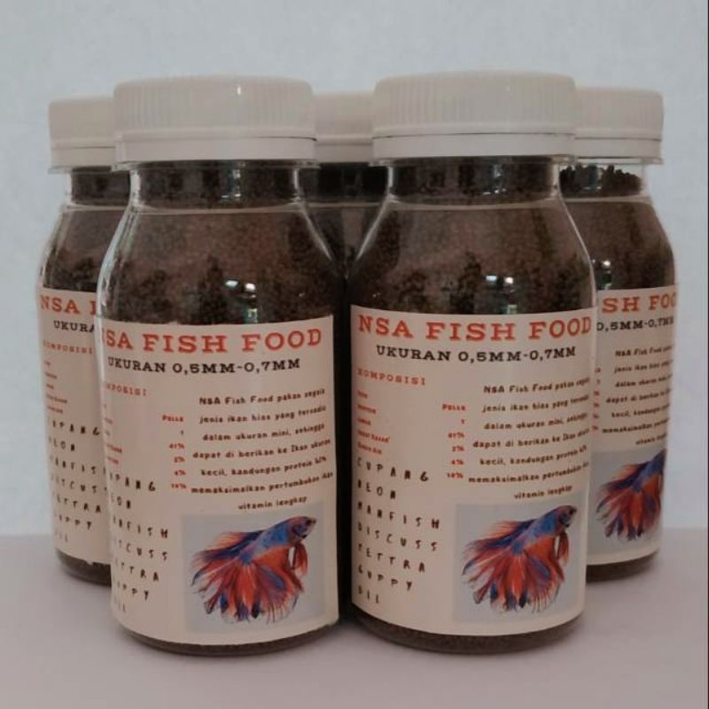 Pelet Ikan Cupang Guppy