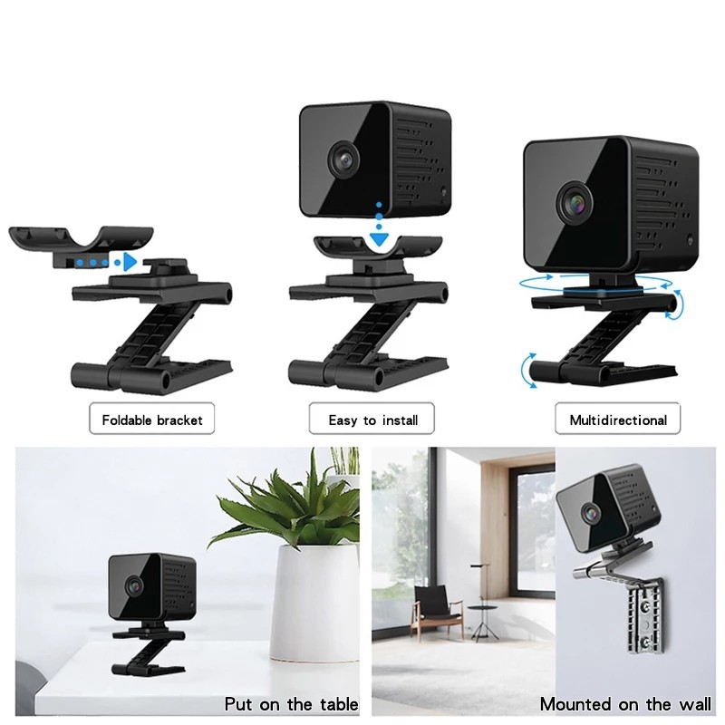 NA - Camera Mini Wifi HD Spy Camera Night Vision - Spycam Wifi V200