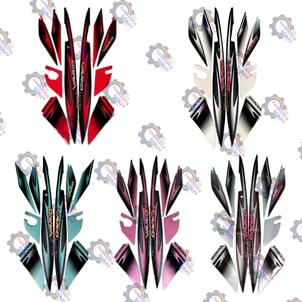 Stiker Motor Honda Vario Cw 110 2006 1set
